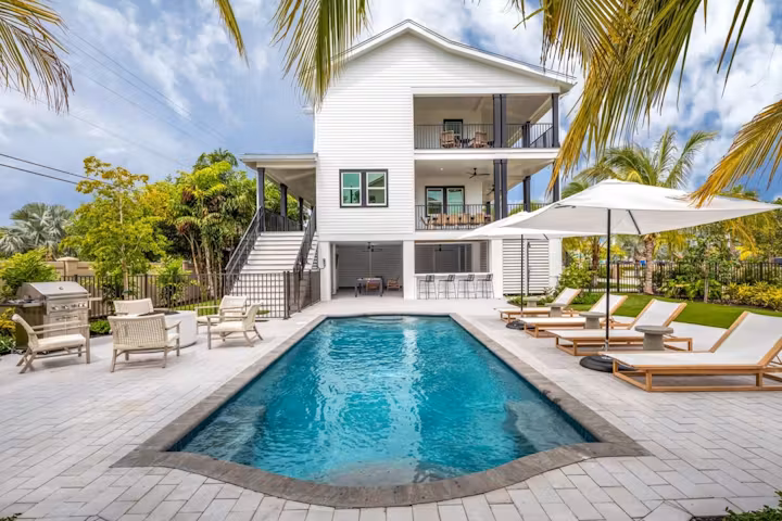 Key West Marina Estate Gated Luxury with 40-ft Boat Slip, Fire Pit & Private Pool