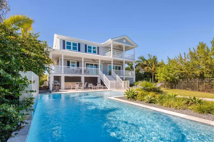Key West Waterfront Oasis Private Pool, Gated Dock & Family-Friendly Luxury